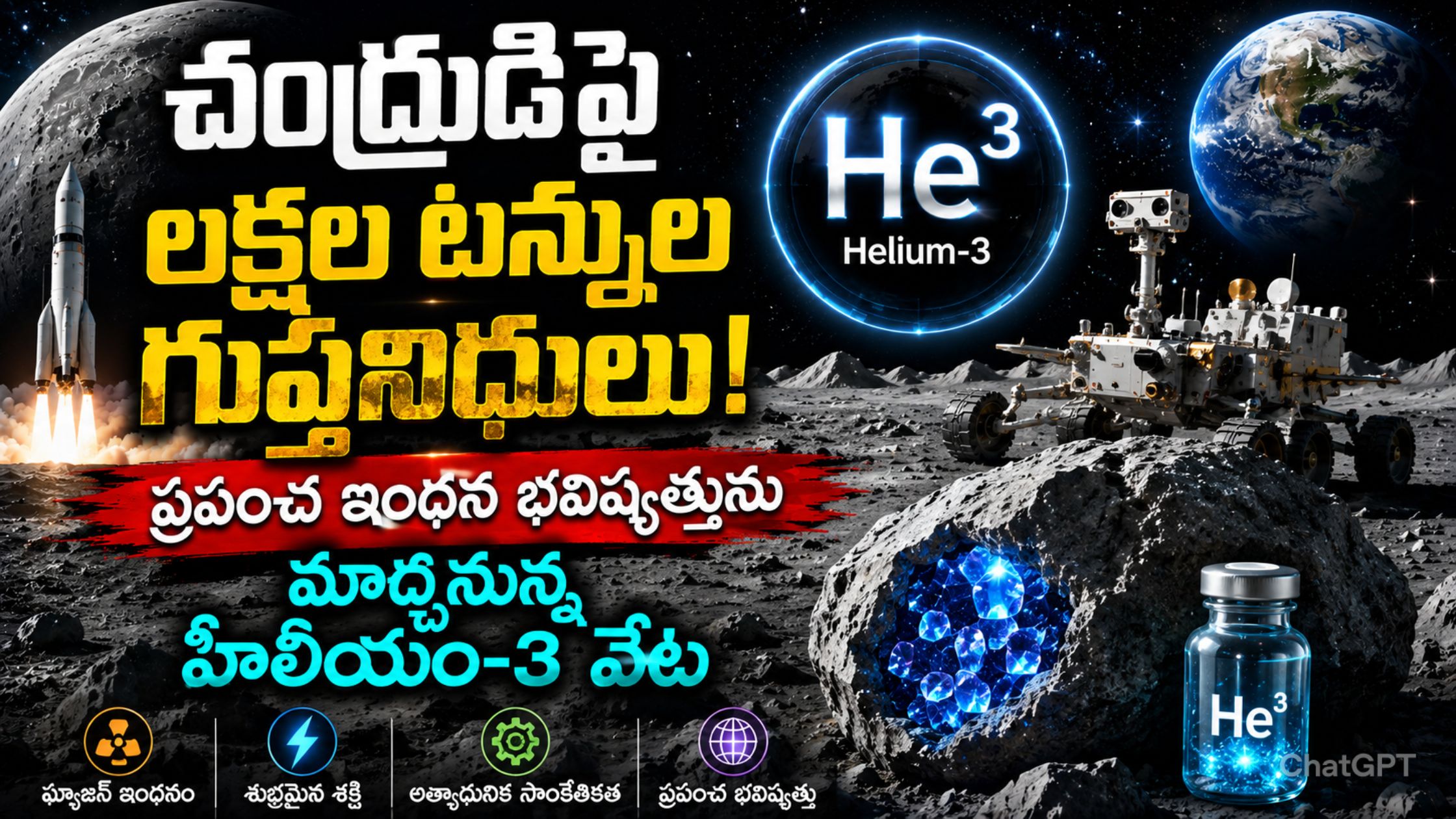 Lakhs of hidden treasures on the moon! Helium-3 hunt to change the future of world energy