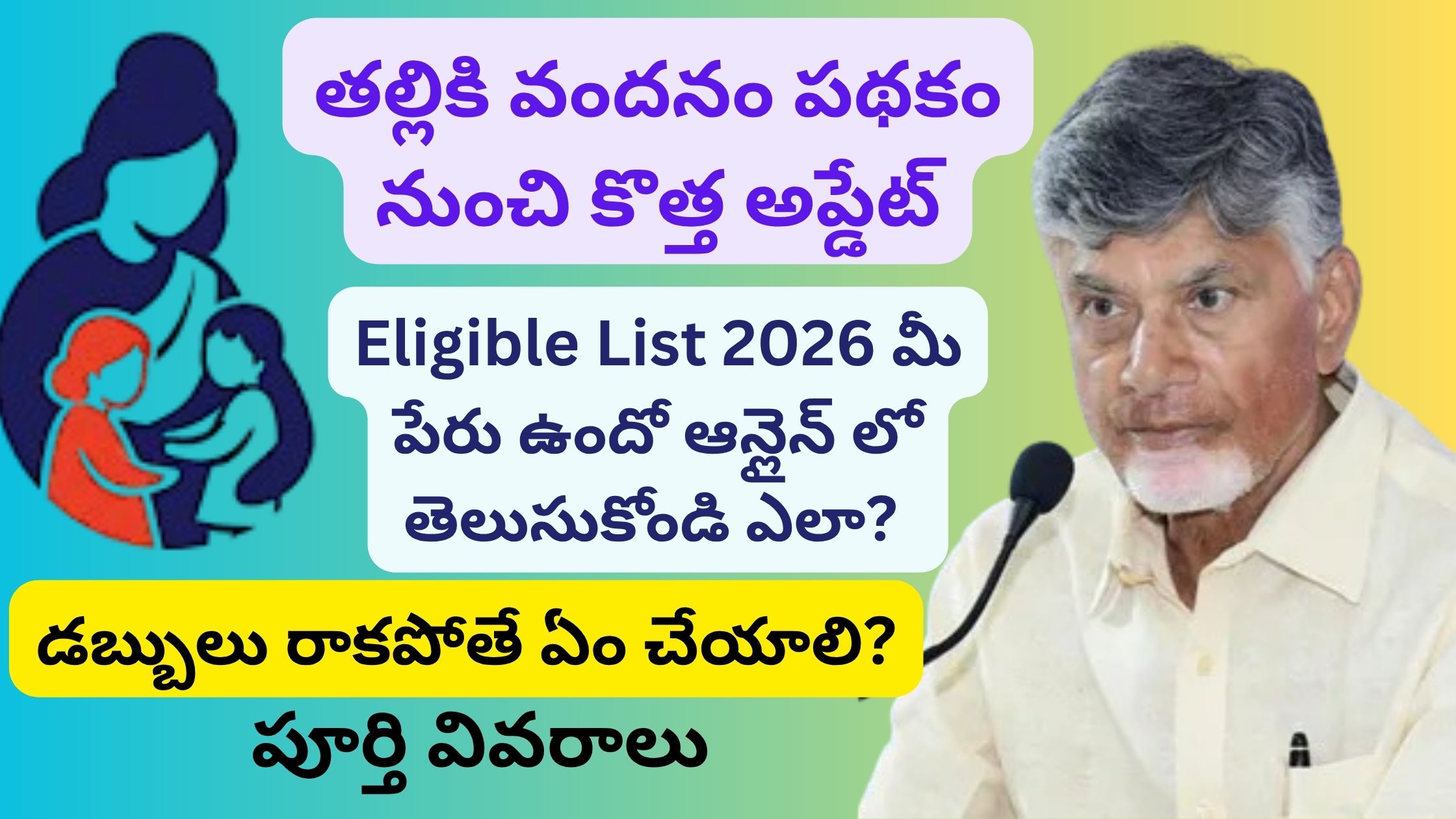 New update from the Mother's Salute Scheme! How to know if your name is in the Eligible List 2026 online? What to do if you don't get the money? Full details.....